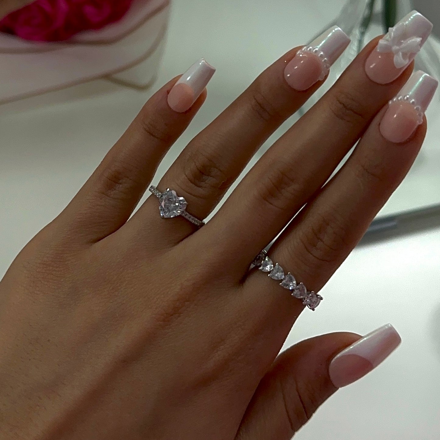 Bague Coeur Solitaire